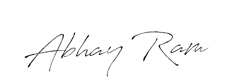 Abhay Ram stylish signature style. Best Handwritten Sign (Antro_Vectra) for my name. Handwritten Signature Collection Ideas for my name Abhay Ram. Abhay Ram signature style 6 images and pictures png