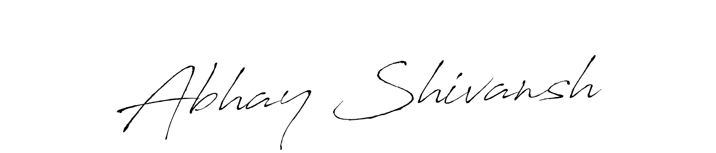 Make a short Abhay Shivansh signature style. Manage your documents anywhere anytime using Antro_Vectra. Create and add eSignatures, submit forms, share and send files easily. Abhay Shivansh signature style 6 images and pictures png