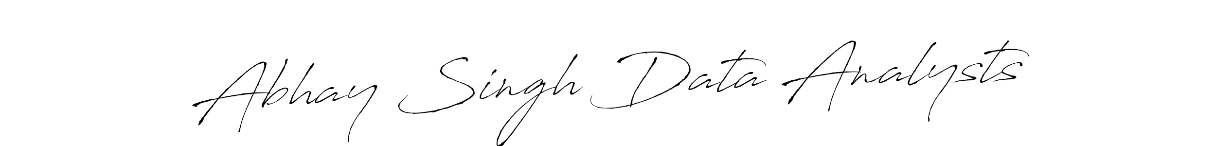 Make a beautiful signature design for name Abhay Singh Data Analysts. Use this online signature maker to create a handwritten signature for free. Abhay Singh Data Analysts signature style 6 images and pictures png