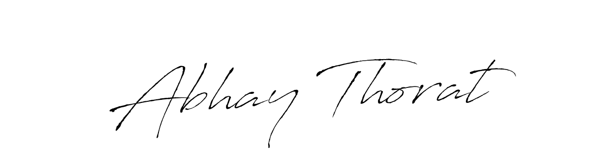 Abhay Thorat stylish signature style. Best Handwritten Sign (Antro_Vectra) for my name. Handwritten Signature Collection Ideas for my name Abhay Thorat. Abhay Thorat signature style 6 images and pictures png
