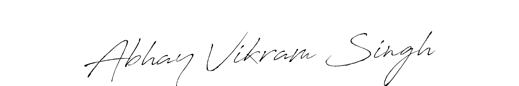 Make a beautiful signature design for name Abhay Vikram Singh. With this signature (Antro_Vectra) style, you can create a handwritten signature for free. Abhay Vikram Singh signature style 6 images and pictures png