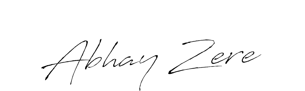 Create a beautiful signature design for name Abhay Zere. With this signature (Antro_Vectra) fonts, you can make a handwritten signature for free. Abhay Zere signature style 6 images and pictures png