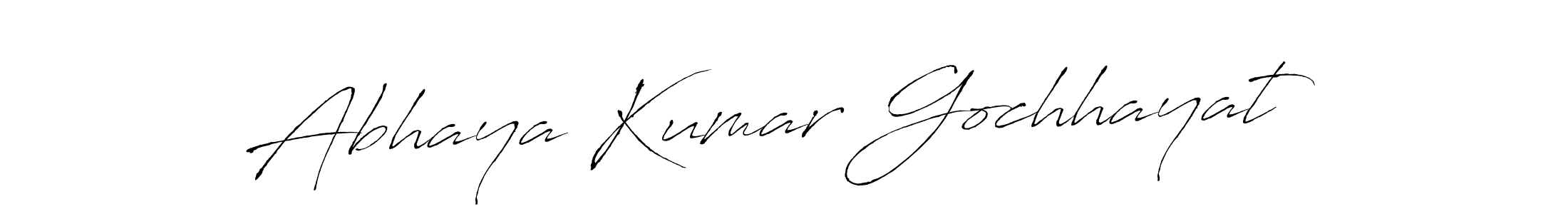 Antro_Vectra is a professional signature style that is perfect for those who want to add a touch of class to their signature. It is also a great choice for those who want to make their signature more unique. Get Abhaya Kumar Gochhayat name to fancy signature for free. Abhaya Kumar Gochhayat signature style 6 images and pictures png