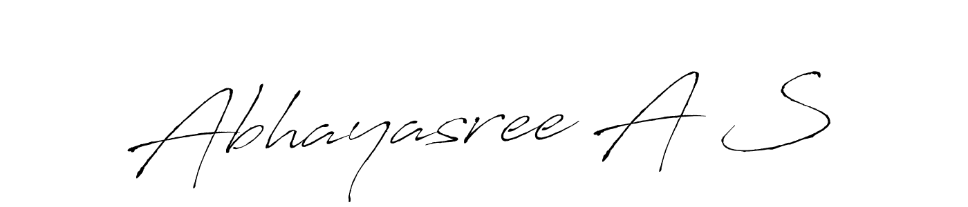 Make a short Abhayasree A S signature style. Manage your documents anywhere anytime using Antro_Vectra. Create and add eSignatures, submit forms, share and send files easily. Abhayasree A S signature style 6 images and pictures png
