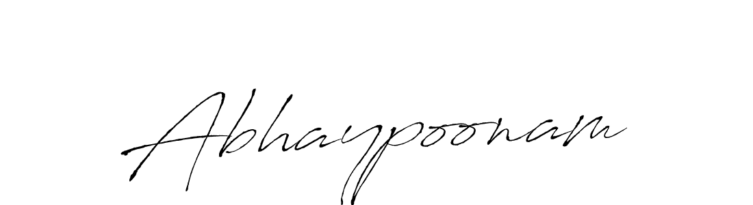 Design your own signature with our free online signature maker. With this signature software, you can create a handwritten (Antro_Vectra) signature for name Abhaypoonam. Abhaypoonam signature style 6 images and pictures png
