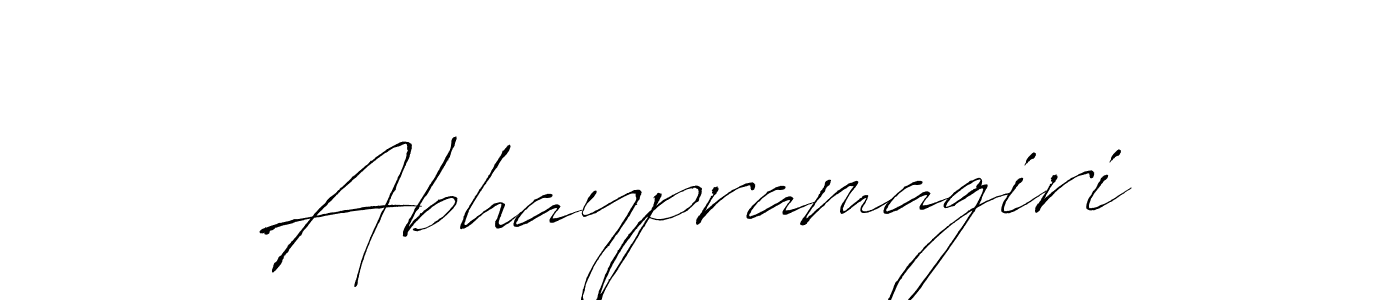 Use a signature maker to create a handwritten signature online. With this signature software, you can design (Antro_Vectra) your own signature for name Abhaypramagiri. Abhaypramagiri signature style 6 images and pictures png