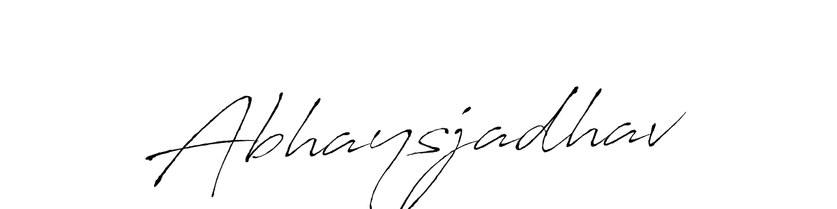 It looks lik you need a new signature style for name Abhaysjadhav. Design unique handwritten (Antro_Vectra) signature with our free signature maker in just a few clicks. Abhaysjadhav signature style 6 images and pictures png