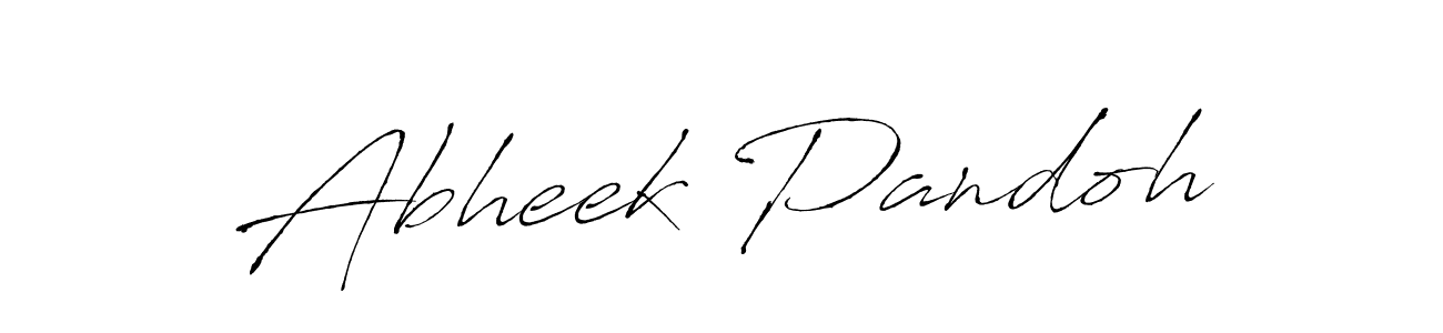 Also You can easily find your signature by using the search form. We will create Abheek Pandoh name handwritten signature images for you free of cost using Antro_Vectra sign style. Abheek Pandoh signature style 6 images and pictures png