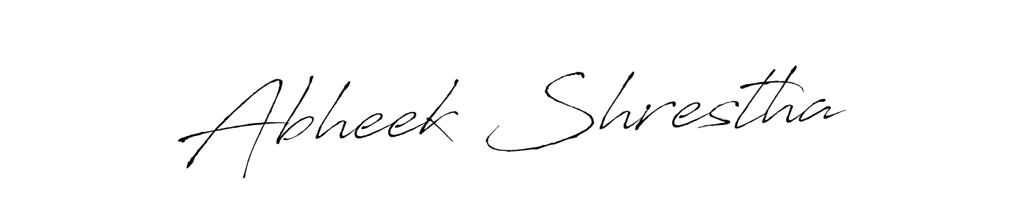 Also we have Abheek Shrestha name is the best signature style. Create professional handwritten signature collection using Antro_Vectra autograph style. Abheek Shrestha signature style 6 images and pictures png