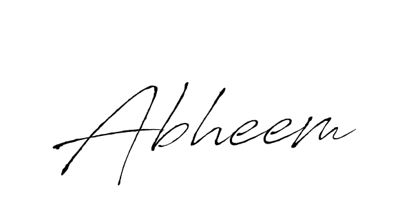 Use a signature maker to create a handwritten signature online. With this signature software, you can design (Antro_Vectra) your own signature for name Abheem. Abheem signature style 6 images and pictures png