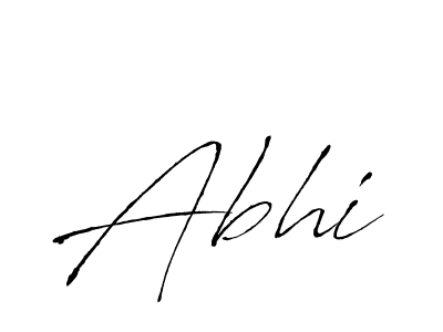 How to make Abhi name signature. Use Antro_Vectra style for creating short signs online. This is the latest handwritten sign. Abhi signature style 6 images and pictures png