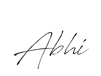 How to make Abhi name signature. Use Antro_Vectra style for creating short signs online. This is the latest handwritten sign. Abhi signature style 6 images and pictures png