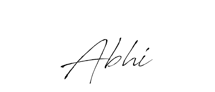 Abhi✓ stylish signature style. Best Handwritten Sign (Antro_Vectra) for my name. Handwritten Signature Collection Ideas for my name Abhi✓. Abhi✓ signature style 6 images and pictures png