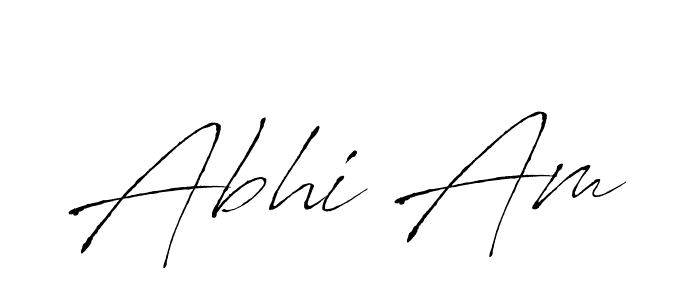 You should practise on your own different ways (Antro_Vectra) to write your name (Abhi Am) in signature. don't let someone else do it for you. Abhi Am signature style 6 images and pictures png