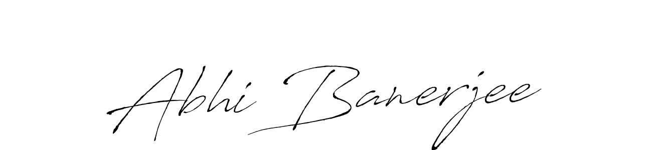 Also You can easily find your signature by using the search form. We will create Abhi Banerjee name handwritten signature images for you free of cost using Antro_Vectra sign style. Abhi Banerjee signature style 6 images and pictures png