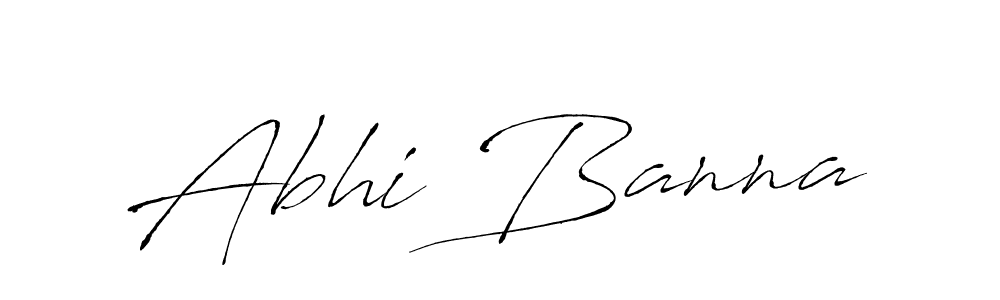 Also we have Abhi Banna name is the best signature style. Create professional handwritten signature collection using Antro_Vectra autograph style. Abhi Banna signature style 6 images and pictures png