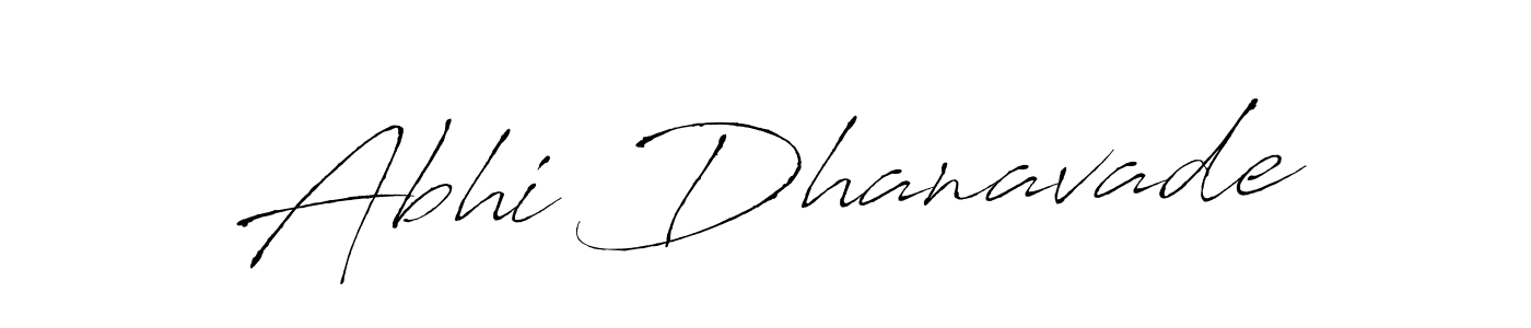 Make a short Abhi Dhanavade signature style. Manage your documents anywhere anytime using Antro_Vectra. Create and add eSignatures, submit forms, share and send files easily. Abhi Dhanavade signature style 6 images and pictures png