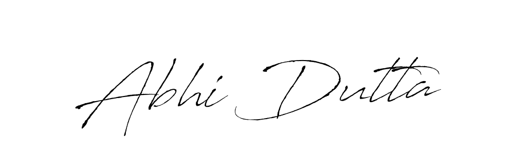 Antro_Vectra is a professional signature style that is perfect for those who want to add a touch of class to their signature. It is also a great choice for those who want to make their signature more unique. Get Abhi Dutta name to fancy signature for free. Abhi Dutta signature style 6 images and pictures png