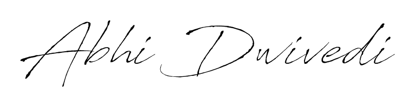 Similarly Antro_Vectra is the best handwritten signature design. Signature creator online. You can use it as an online autograph creator for name Abhi Dwivedi. Abhi Dwivedi signature style 6 images and pictures png