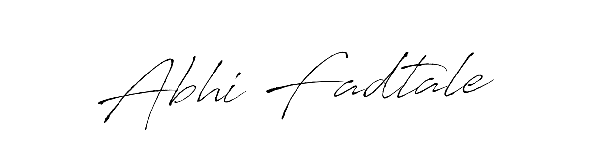 It looks lik you need a new signature style for name Abhi Fadtale. Design unique handwritten (Antro_Vectra) signature with our free signature maker in just a few clicks. Abhi Fadtale signature style 6 images and pictures png