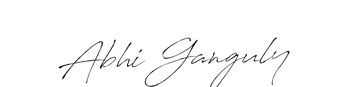 Also we have Abhi Ganguly name is the best signature style. Create professional handwritten signature collection using Antro_Vectra autograph style. Abhi Ganguly signature style 6 images and pictures png
