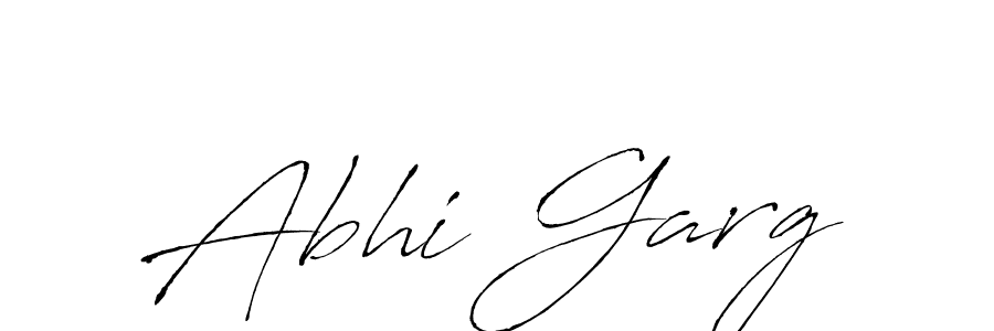 How to make Abhi Garg signature? Antro_Vectra is a professional autograph style. Create handwritten signature for Abhi Garg name. Abhi Garg signature style 6 images and pictures png