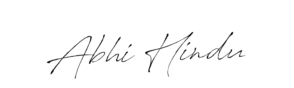 Abhi Hindu stylish signature style. Best Handwritten Sign (Antro_Vectra) for my name. Handwritten Signature Collection Ideas for my name Abhi Hindu. Abhi Hindu signature style 6 images and pictures png