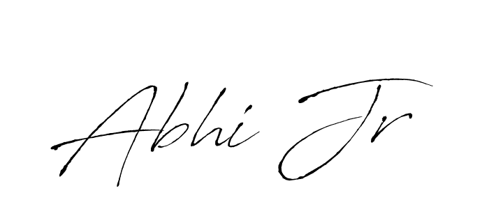 How to make Abhi Jr signature? Antro_Vectra is a professional autograph style. Create handwritten signature for Abhi Jr name. Abhi Jr signature style 6 images and pictures png