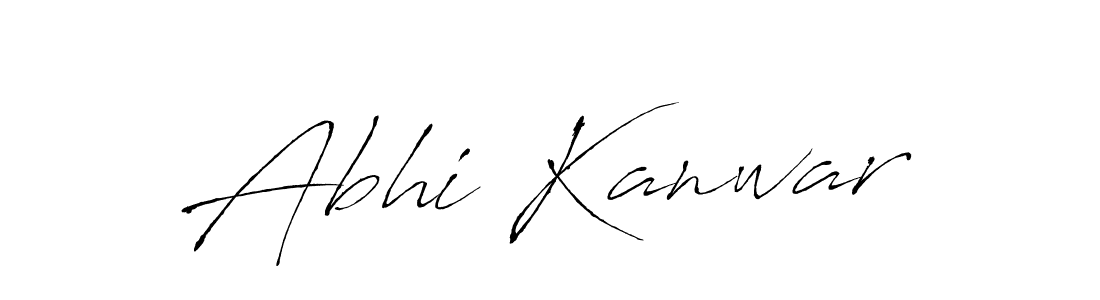 It looks lik you need a new signature style for name Abhi Kanwar. Design unique handwritten (Antro_Vectra) signature with our free signature maker in just a few clicks. Abhi Kanwar signature style 6 images and pictures png