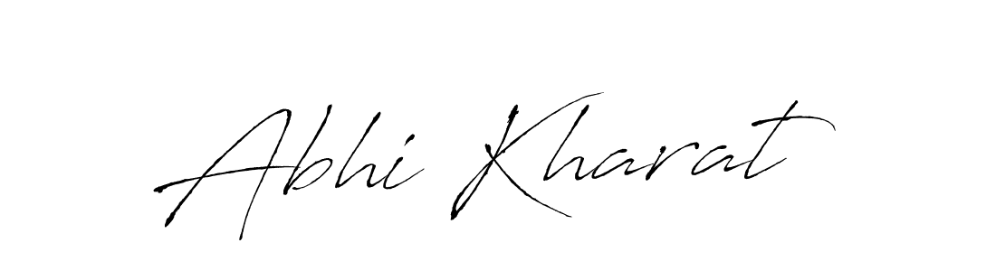 How to make Abhi Kharat signature? Antro_Vectra is a professional autograph style. Create handwritten signature for Abhi Kharat name. Abhi Kharat signature style 6 images and pictures png