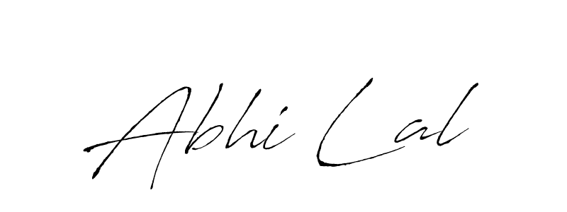 Design your own signature with our free online signature maker. With this signature software, you can create a handwritten (Antro_Vectra) signature for name Abhi Lal. Abhi Lal signature style 6 images and pictures png