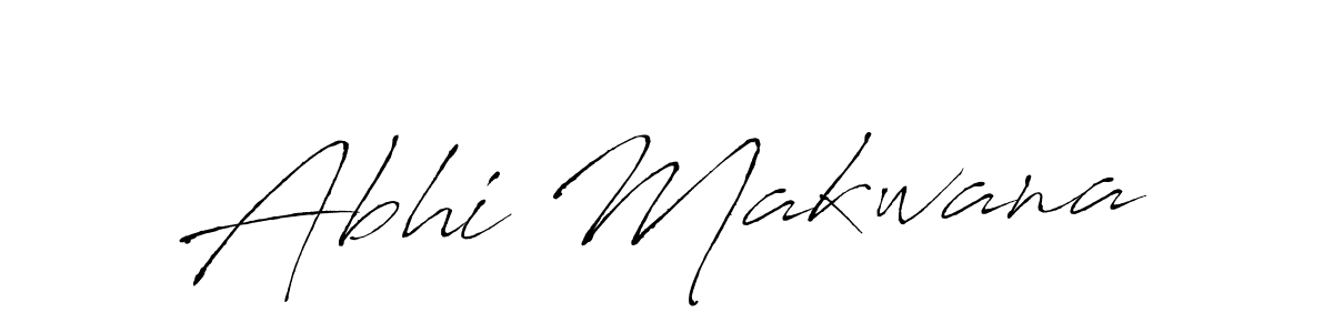 Use a signature maker to create a handwritten signature online. With this signature software, you can design (Antro_Vectra) your own signature for name Abhi Makwana. Abhi Makwana signature style 6 images and pictures png