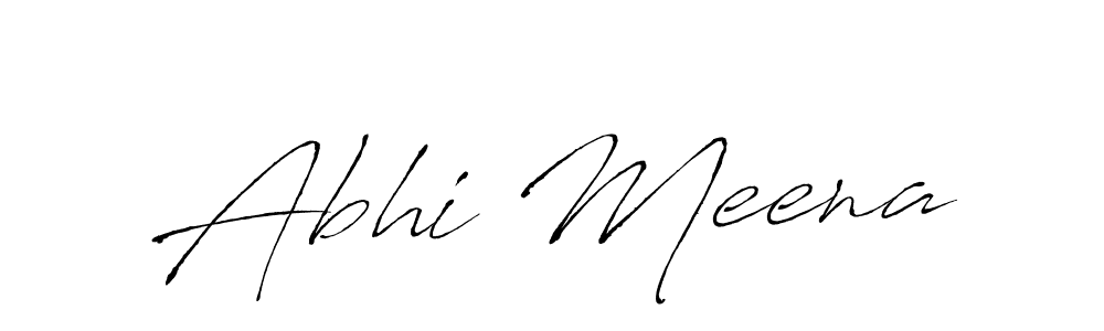 Also You can easily find your signature by using the search form. We will create Abhi Meena name handwritten signature images for you free of cost using Antro_Vectra sign style. Abhi Meena signature style 6 images and pictures png