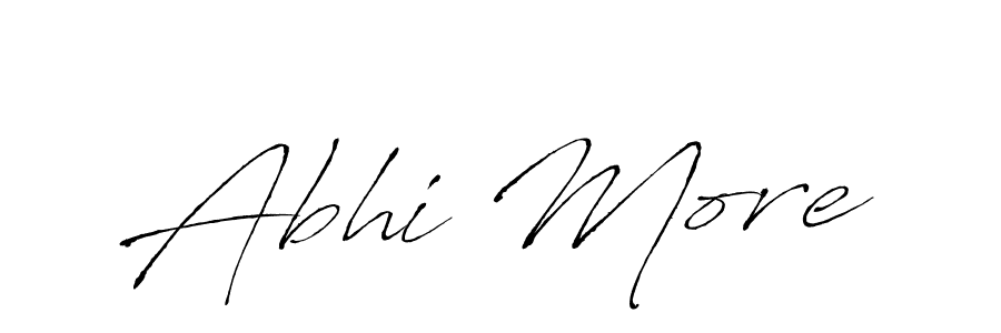 Antro_Vectra is a professional signature style that is perfect for those who want to add a touch of class to their signature. It is also a great choice for those who want to make their signature more unique. Get Abhi More name to fancy signature for free. Abhi More signature style 6 images and pictures png