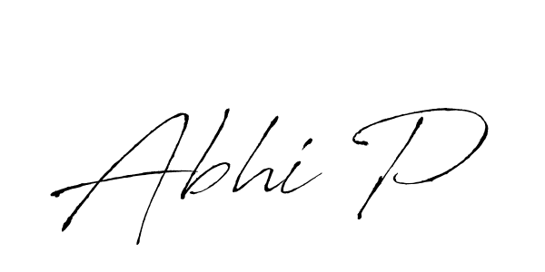 The best way (Antro_Vectra) to make a short signature is to pick only two or three words in your name. The name Abhi P include a total of six letters. For converting this name. Abhi P signature style 6 images and pictures png