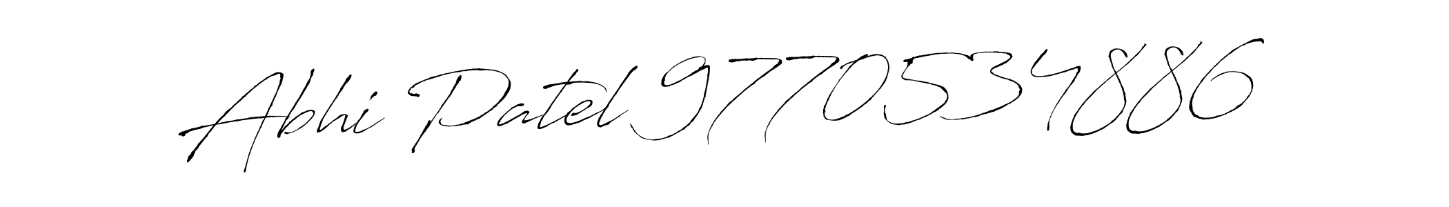 How to Draw Abhi Patel 9770534886 signature style? Antro_Vectra is a latest design signature styles for name Abhi Patel 9770534886. Abhi Patel 9770534886 signature style 6 images and pictures png