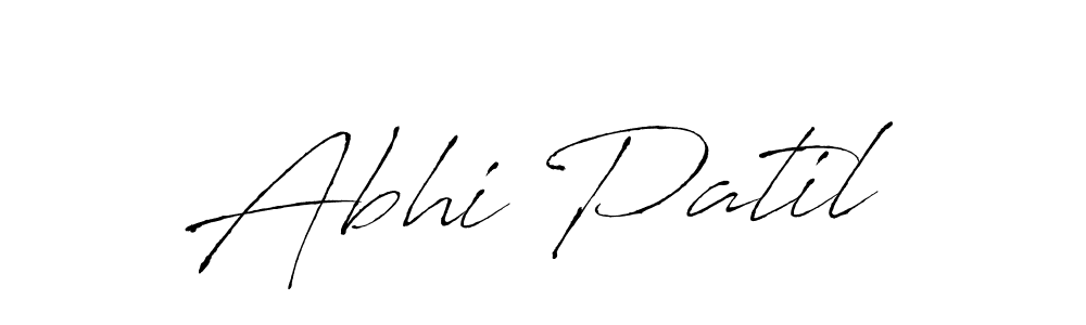 Abhi Patil stylish signature style. Best Handwritten Sign (Antro_Vectra) for my name. Handwritten Signature Collection Ideas for my name Abhi Patil. Abhi Patil signature style 6 images and pictures png