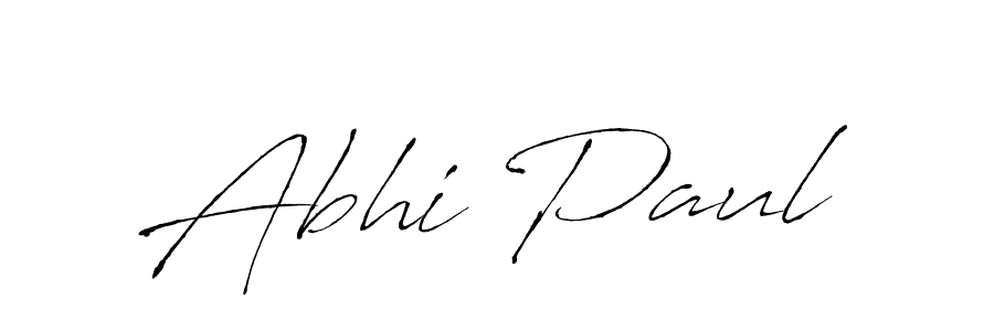 It looks lik you need a new signature style for name Abhi Paul. Design unique handwritten (Antro_Vectra) signature with our free signature maker in just a few clicks. Abhi Paul signature style 6 images and pictures png