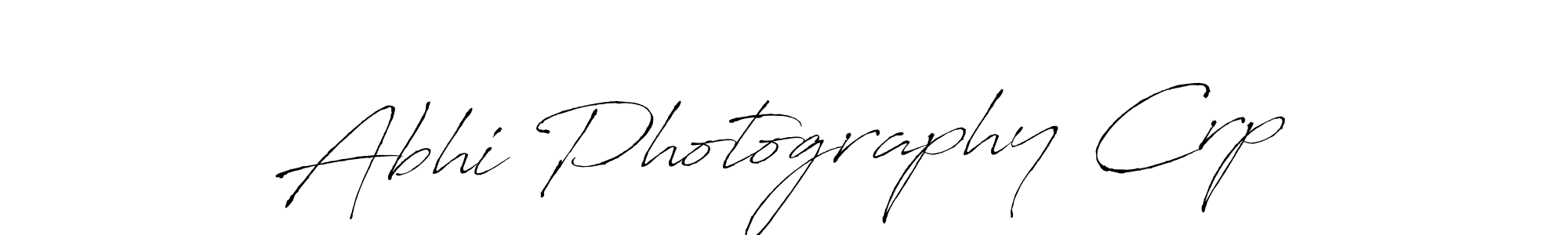 Design your own signature with our free online signature maker. With this signature software, you can create a handwritten (Antro_Vectra) signature for name Abhi Photography Crp. Abhi Photography Crp signature style 6 images and pictures png