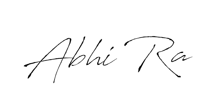 Make a beautiful signature design for name Abhi Ra. With this signature (Antro_Vectra) style, you can create a handwritten signature for free. Abhi Ra signature style 6 images and pictures png