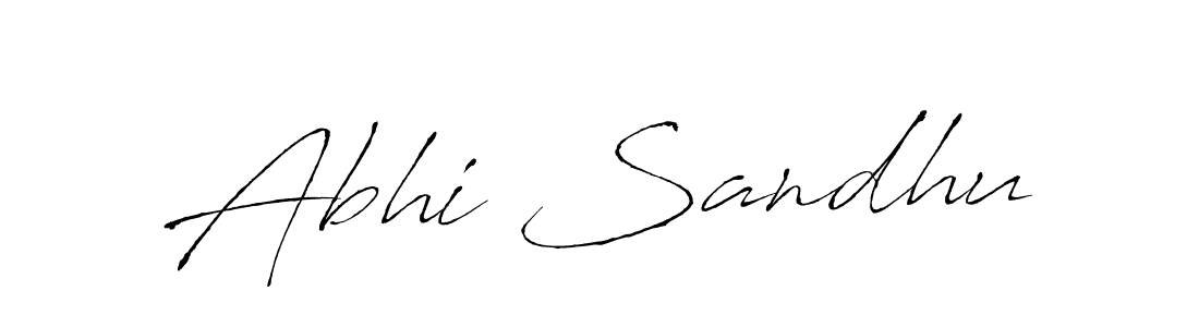 You should practise on your own different ways (Antro_Vectra) to write your name (Abhi Sandhu) in signature. don't let someone else do it for you. Abhi Sandhu signature style 6 images and pictures png