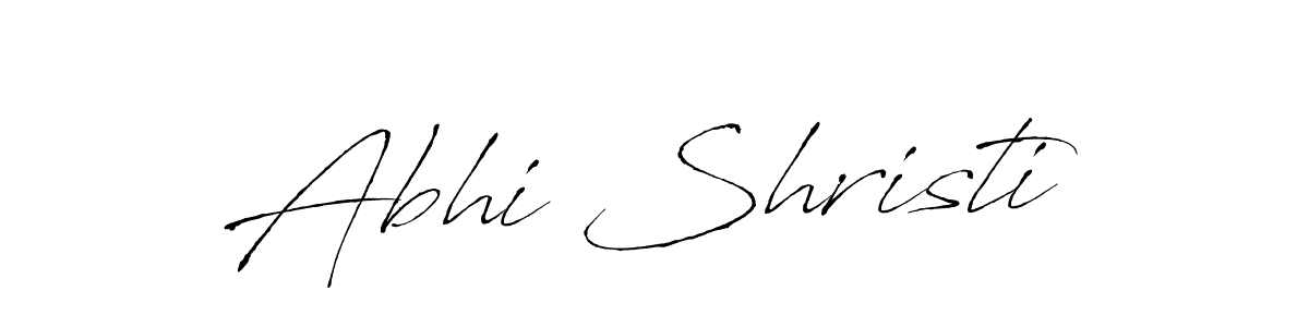 The best way (Antro_Vectra) to make a short signature is to pick only two or three words in your name. The name Abhi Shristi include a total of six letters. For converting this name. Abhi Shristi signature style 6 images and pictures png