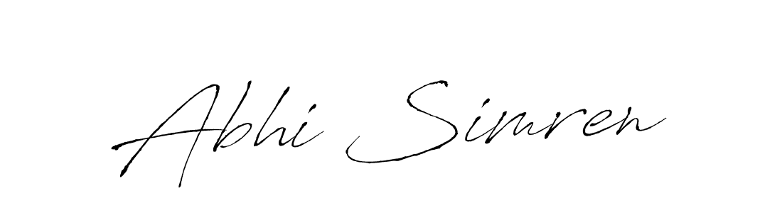 This is the best signature style for the Abhi Simren name. Also you like these signature font (Antro_Vectra). Mix name signature. Abhi Simren signature style 6 images and pictures png