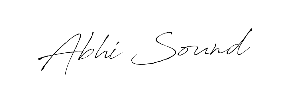 It looks lik you need a new signature style for name Abhi Sound. Design unique handwritten (Antro_Vectra) signature with our free signature maker in just a few clicks. Abhi Sound signature style 6 images and pictures png
