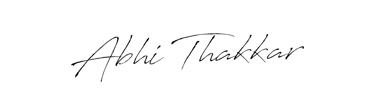 Also we have Abhi Thakkar name is the best signature style. Create professional handwritten signature collection using Antro_Vectra autograph style. Abhi Thakkar signature style 6 images and pictures png
