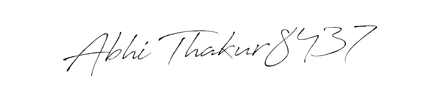 Create a beautiful signature design for name Abhi Thakur8437. With this signature (Antro_Vectra) fonts, you can make a handwritten signature for free. Abhi Thakur8437 signature style 6 images and pictures png