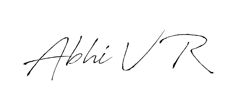 Similarly Antro_Vectra is the best handwritten signature design. Signature creator online .You can use it as an online autograph creator for name Abhi V R. Abhi V R signature style 6 images and pictures png