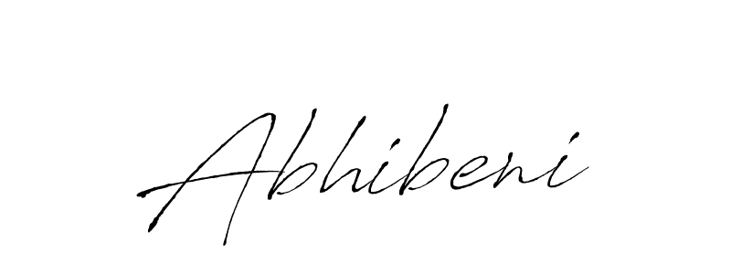 Design your own signature with our free online signature maker. With this signature software, you can create a handwritten (Antro_Vectra) signature for name Abhibeni. Abhibeni signature style 6 images and pictures png