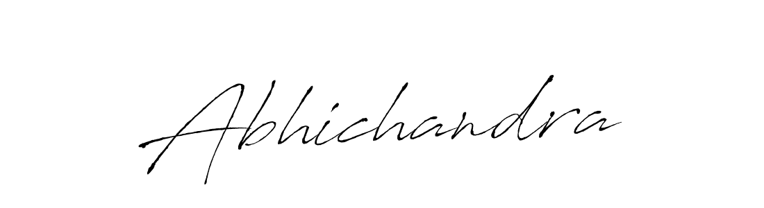 Make a beautiful signature design for name Abhichandra. With this signature (Antro_Vectra) style, you can create a handwritten signature for free. Abhichandra signature style 6 images and pictures png