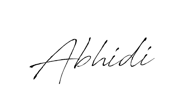 How to make Abhidi name signature. Use Antro_Vectra style for creating short signs online. This is the latest handwritten sign. Abhidi signature style 6 images and pictures png
